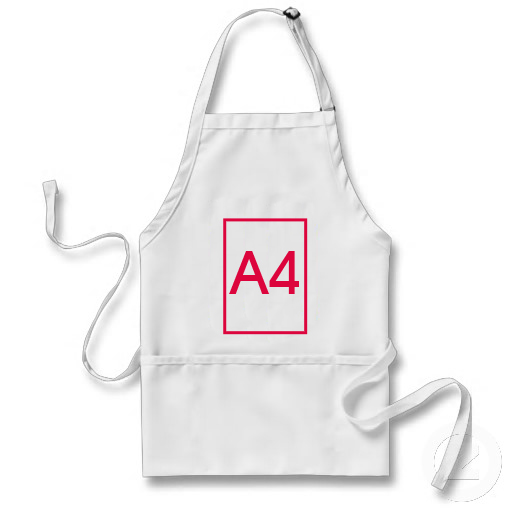 A4 Apron Sublimation